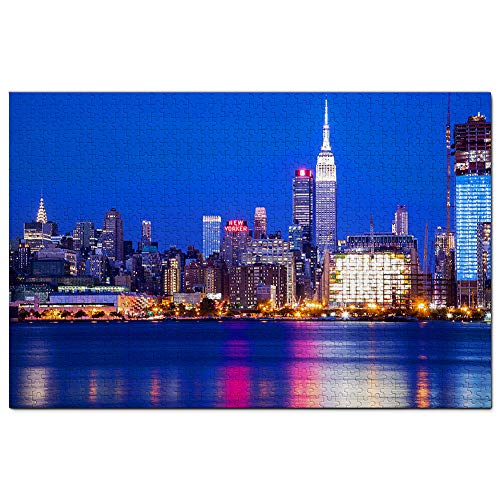 Amerika USA Skyline New York Puzzle 1000 Teile Spiel Kunstwerk Reise Souvenir 52x38CM von AFHMZ