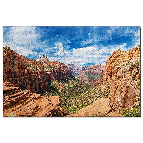 Amerika USA Zion Nationalpark Utah Puzzle 1000 Teile Spiel Kunstwerk Reise Souvenir 100x70CM von AFHMZ