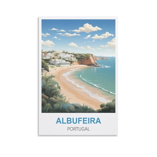 Anspruchsvolle Puzzles, Albufeira Portugal Poster Puzzle 1000 Teile für Erwachsene, anspruchsvolle Puzzlespiele 70 x 50 cm Anspruchsvolle Puzzles, Albufeira Portugal Poster Puzzle 1000 Teile für Erwachsene, anspruchsvolle Puzzlespiele 70 x 50 cm von AFHMZ