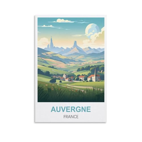 Anspruchsvolle Puzzles, Auvergne, Frankreich, Poster, Puzzle 1000 Teile für Erwachsene, anspruchsvolle Puzzlespiele, 70 x 50 cm Anspruchsvolle Puzzles, Auvergne, Frankreich, Poster, Puzzle 1000 Teile für Erwachsene, anspruchsvolle Puzzlespiele, 70 x 50 cm von AFHMZ