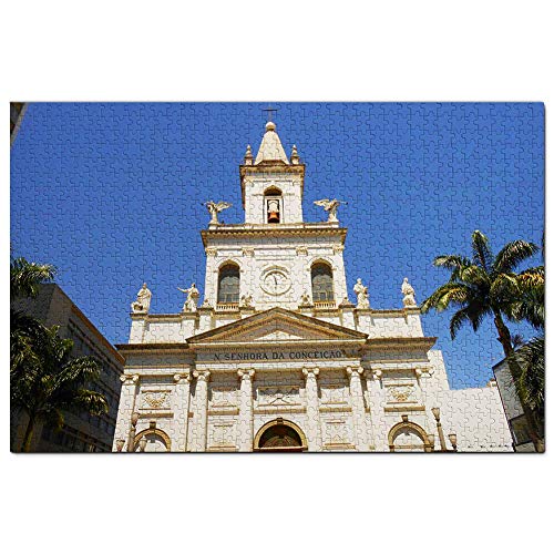 Brasilien Kathedrale Campinas Puzzle 1000 Teile Spiel Kunstwerk Reise Souvenir 70x50CM von AFHMZ