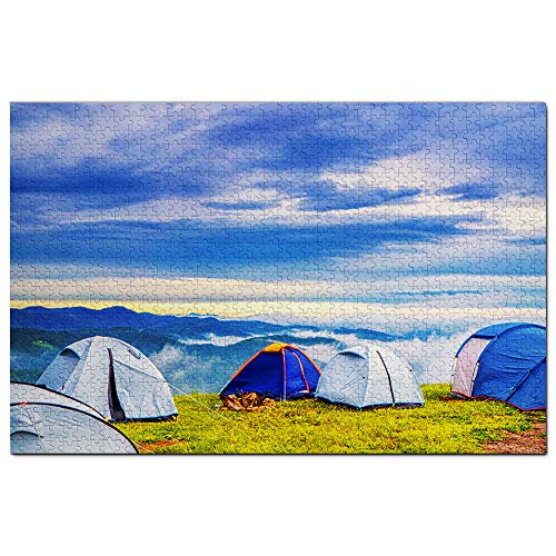 Brasilien Sao Paulo Camping Puzzle 1000 Teile Spiel Kunstwerk Reise Souvenir 100x70CM von AFHMZ