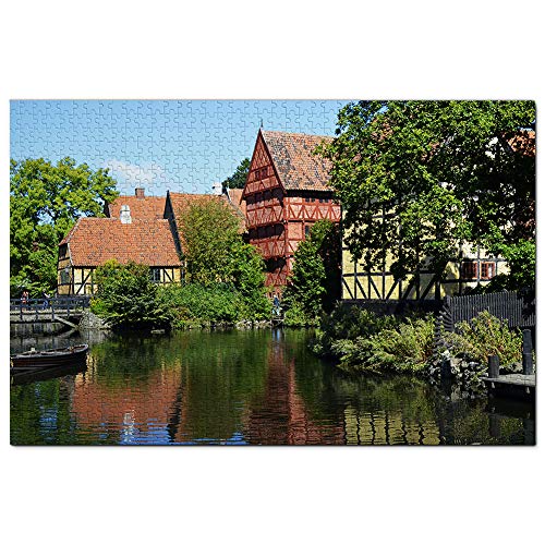 Dänemark Den Gamle bei Aarhus Puzzle 1000 Teile Spiel Kunstwerk Reise Souvenir 100x70CM von AFHMZ