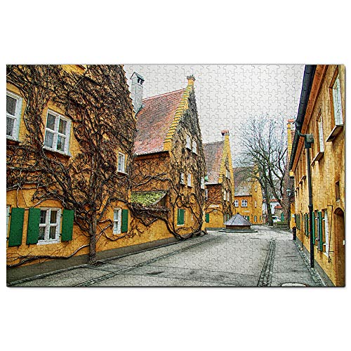 Deutschland Fuggerei Augsburg Puzzle 1000 Teile Spiel Kunstwerk Reise Souvenir 100x70CM von AFHMZ