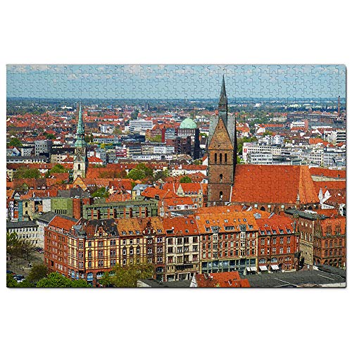 Deutschland Hannover Skyline Puzzle 1000 Teile Spiel Kunstwerk Reise Souvenir 70x50CM von AFHMZ