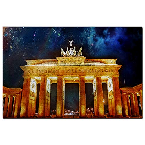 Deutschland Puzzle 1000 Teile Deutschland Brandenburger Tor Berlin Puzzlespiel Kunstwerk Reisesouvenir 100x70CM von AFHMZ