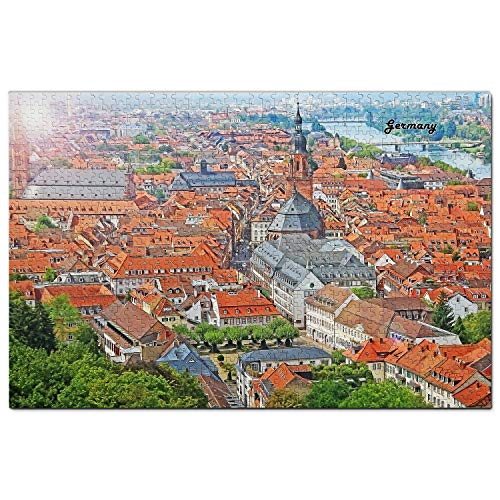 Deutschland Puzzle 1000 Teile Deutschland Heidelberg Puzzle Spiel Kunstwerk Reise Souvenir 52x38CM Deutschland Puzzle 1000 Teile Deutschland Heidelberg Puzzle Spiel Kunstwerk Reise Souvenir 52x38CM von AFHMZ