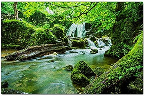 England Janet's FOSS Malham Skipton Yorkshire Puzzle für Erwachsene 1000 Stück aus Holz Reisegeschenk Souvenir 38x26CM von AFHMZ