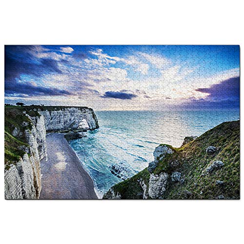 Frankreich Etretat Normandie Puzzle 1000 Teile Spiel Kunstwerk Reise Souvenir 52x38CM von AFHMZ