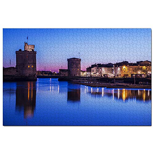 Frankreich Vieux Port La Rochelle Puzzle für Erwachsene 1000 Teile Reisegeschenk Souvenir 70x50CM von AFHMZ