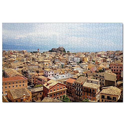 Griechenland Korfu Puzzle 1000 Teile Spiel Kunstwerk Reise Souvenir 100x70CM von AFHMZ