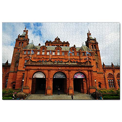 Großbritannien, England, Glasgow, Kelvingrove, Kunstgalerie und Museum, Puzzle für Erwachsene, 1000 Teile, Reisegeschenk, Souvenir, 70 x 50 cm von AFHMZ