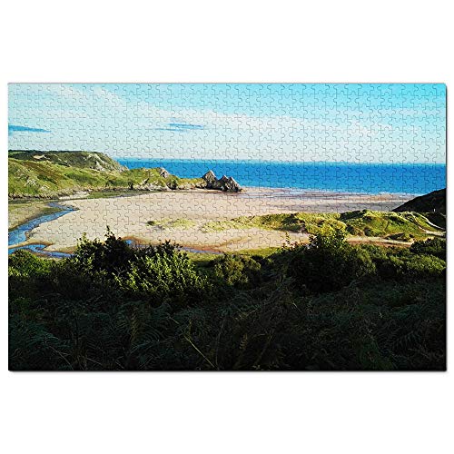 Großbritannien, England, Gower-Halbinsel, Swansea, Puzzle für Erwachsene, 1000 Teile, Reisegeschenk, Souvenir, 70 x 50 cm von AFHMZ