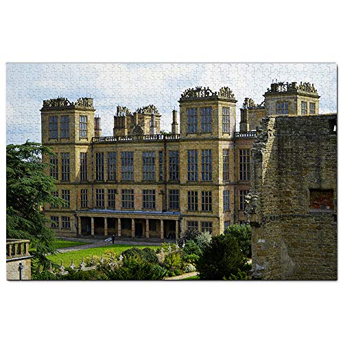 Großbritannien, England, Hardwick Hall und Gärten, Chesterfield, Puzzle für Erwachsene, 1000 Teile, Reisegeschenk, Souvenir, 70 x 50 cm von AFHMZ