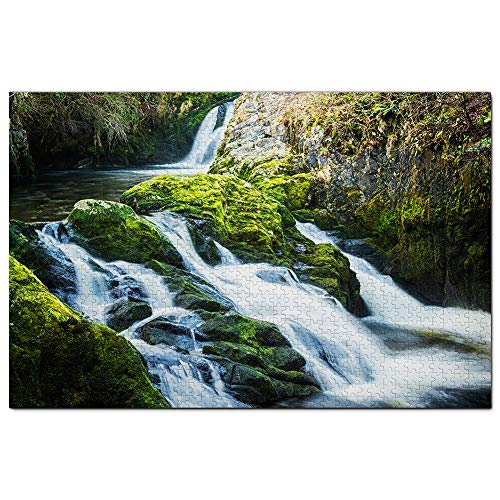 Großbritannien, England, Ingleton Waterfall Trail, Yorkshire, Puzzle für Erwachsene, 1000 Teile, Reisegeschenk, Souvenir, 38 x 26 cm von AFHMZ