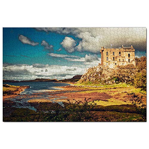 Großbritannien, England, Isle of Skye, Dunvegan Castle, Puzzle, 1000 Teile, Spiel, Kunstwerk, Reise-Souvenir, 38 x 26 cm von AFHMZ