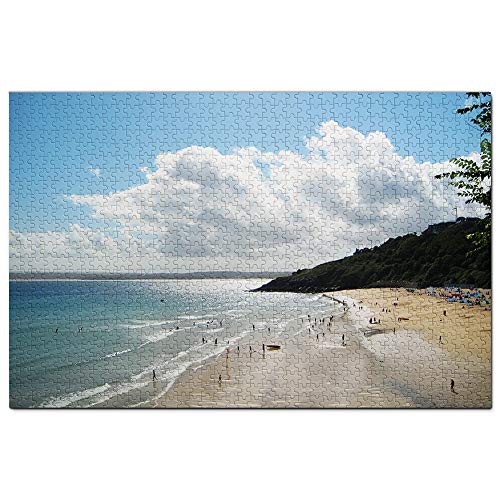 Großbritannien, England, Porthminster Beach, St. Ives, Puzzle für Erwachsene, 1000 Teile, Reisegeschenk, Souvenir, 70 x 50 cm von AFHMZ