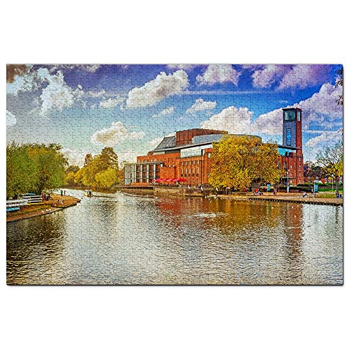 Großbritannien, England, Stratford-Upon-Avon, Royal Shakespeare Theatre, Puzzle, 1000 Teile, Spiel, Kunstwerk, Reise-Souvenir, 38 x 26 cm von AFHMZ