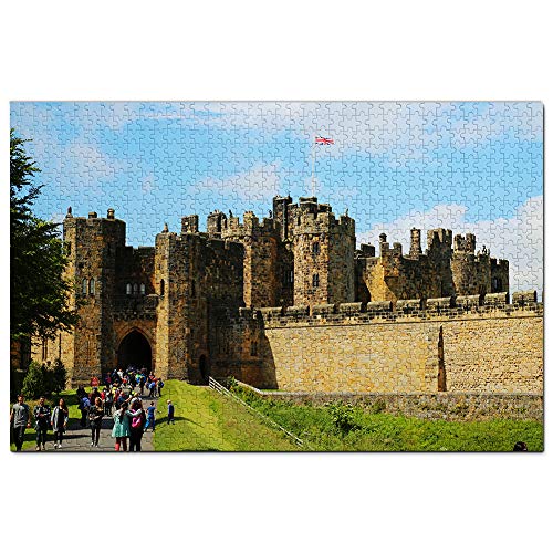 Großbritannien England Alnwick Castle Puzzle 1000 Teile Spiel Kunstwerk Reise Souvenir 70x50CM von AFHMZ