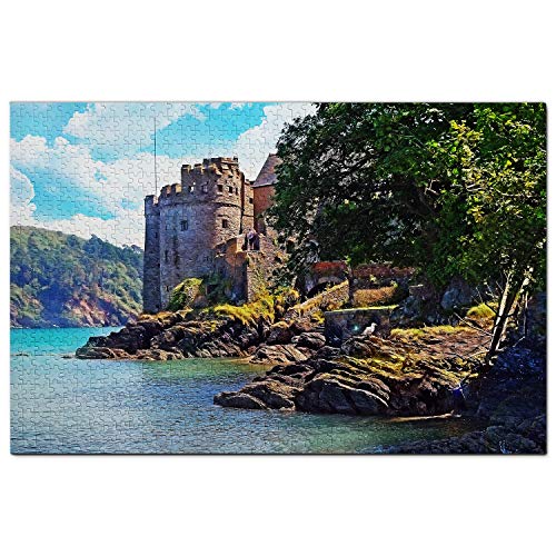 Großbritannien England Dartmouth Castle Puzzle für Erwachsene 2000 Teile Reisegeschenk Souvenir 70x100CM von AFHMZ