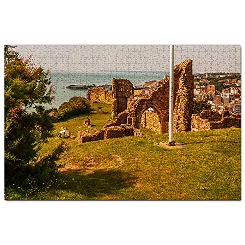 Großbritannien England Hastings Castle Puzzle für Erwachsene 1000 Teile Reisegeschenk Souvenir 38x26CM von AFHMZ