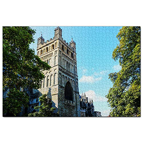 Großbritannien England Powderham Castle Exeter Puzzle 1000 Teile Spiel Kunstwerk Reise Souvenir 52x38CM von AFHMZ