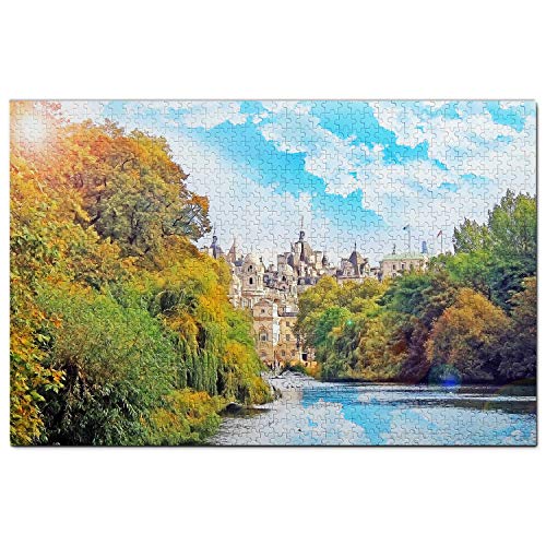 Großbritannien England St. James&s Park London Puzzle für Erwachsene 1000 Stück Reisegeschenk Souvenir 52x38CM von AFHMZ