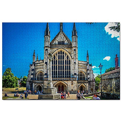 Großbritannien England Winchester Kathedrale Puzzle 1000 Teile Spiel Kunstwerk Reise Souvenir 38x26CM von AFHMZ