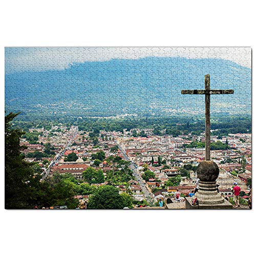 Guatemala-Kreuz-Puzzle, 1000 Teile, Spiel, Kunstwerk, Reise-Souvenir, 38 x 26 cm von AFHMZ