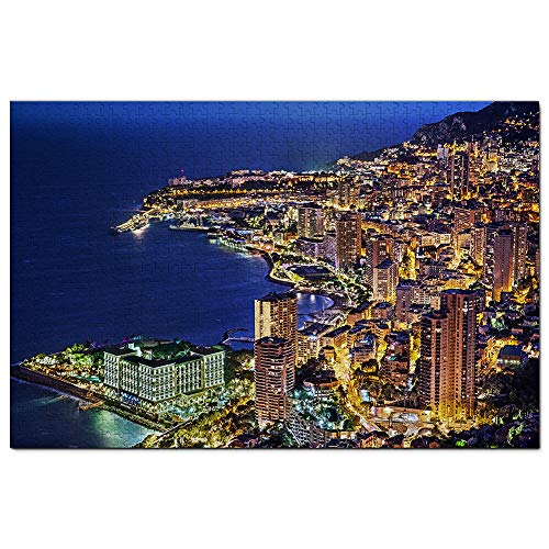 Hafen von Monte Carlo, Monaco, Puzzle, 1000 Teile, Spiel, Kunstwerk, Reise-Souvenir, 100 x 70 cm von AFHMZ