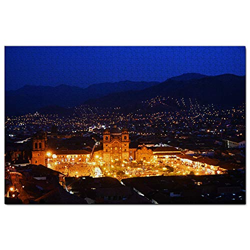 Historisches Zentrum Cusco Peru Puzzle 1000 Teile Spiel Kunstwerk Reise Souvenir 38x26CM von AFHMZ