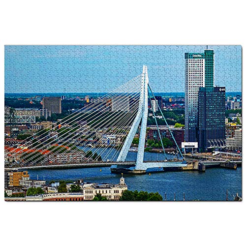 Holland Erasmusbrücke Rotterdam Puzzle 100 Teile Spiel Kunstwerk Reise Souvenir 45,5x35,5CM Holland Erasmusbrücke Rotterdam Puzzle 100 Teile Spiel Kunstwerk Reise Souvenir 45,5x35,5CM von AFHMZ