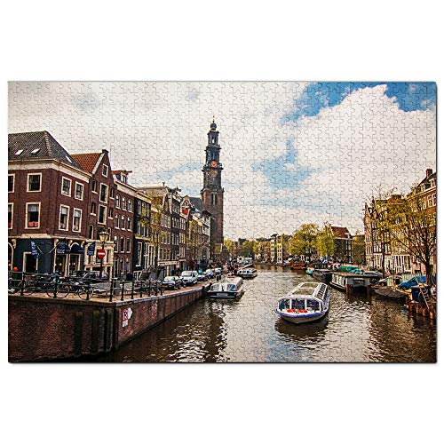 Holland Kathedrale Amsterdam Puzzle für Erwachsene 1000 Teile Reisegeschenk Souvenir 38x26CM von AFHMZ