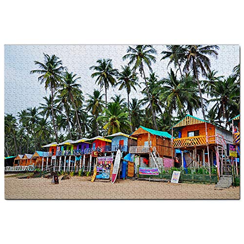 Indien Goa Strand Puzzle 1000 Teile Spiel Kunstwerk Reise Souvenir 38x26CM von AFHMZ