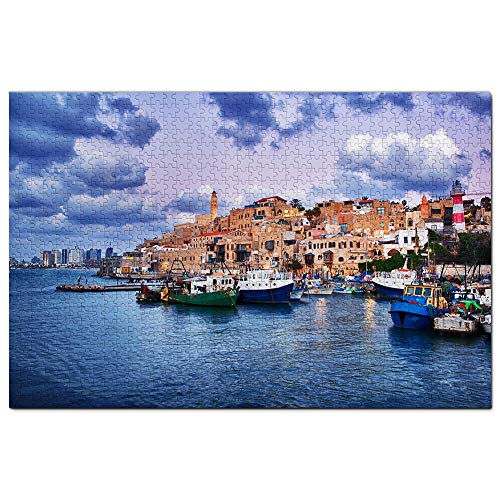 Israel Jaffa Altstadt Tel Aviv Puzzle 1000 Teile Spiel Kunstwerk Reise Souvenir 70x50CM von AFHMZ