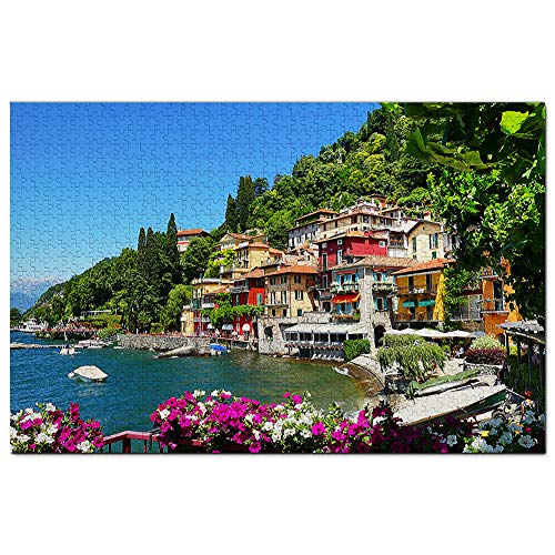 Italien Como Varenna See Puzzle 1000 Teile Spiel Kunstwerk Reise Souvenir 52x38CM von AFHMZ