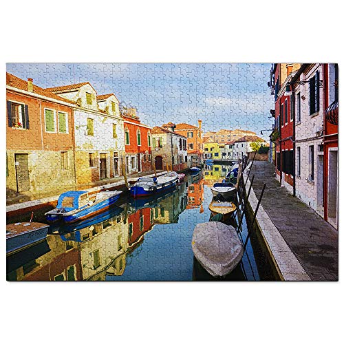 Italien Murano Venedig Puzzle 1000 Teile Spiel Kunstwerk Reise Souvenir 100x70CM von AFHMZ