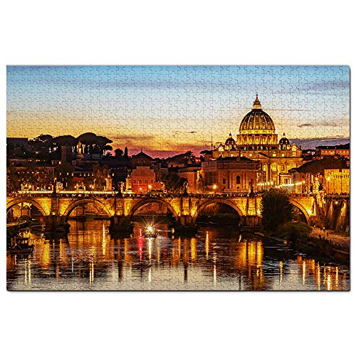 Italien Rom Puzzle 1000 Teile Spiel Kunstwerk Reise Souvenir 70x50CM von AFHMZ