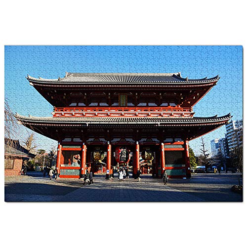 Japan Sensoji Tempel Tokio Puzzle 1000 Teile Spiel Kunstwerk Reise Souvenir 70x50CM von AFHMZ