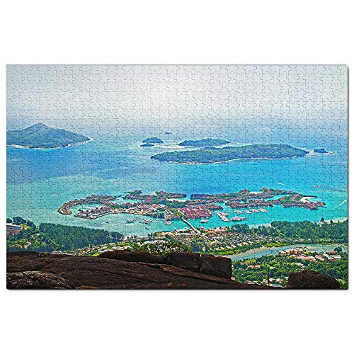 La Digue Island Seychellen Puzzle 1000 Teile Spiel Kunstwerk Reise Souvenir 100x70CM von AFHMZ