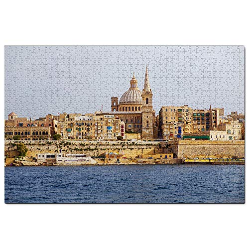 Malta Valletta Puzzle 1000 Teile Spiel Kunstwerk Reise Souvenir 52x38CM von AFHMZ