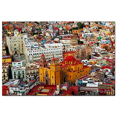 Mexiko Guanajuato Puzzle 1000 Teile Spiel Kunstwerk Reise Souvenir 38x26CM von AFHMZ