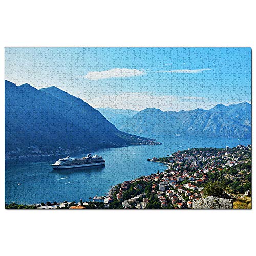 Montenegro Kotor Yacht Puzzle für Erwachsene 1000 Teile Reisegeschenk Souvenir 70x50CM von AFHMZ