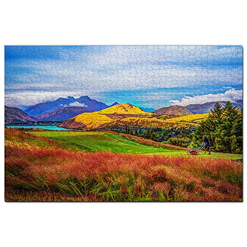 Neuseeland Glenorchy Puzzle für Erwachsene 1000 Teile Reisegeschenk Souvenir 70x50CM von AFHMZ