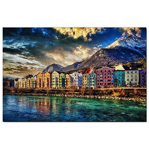 Österreich Innsbruck Puzzle 500 Teile Spiel Kunstwerk Reise Souvenir 52x38CM Österreich Innsbruck Puzzle 500 Teile Spiel Kunstwerk Reise Souvenir 52x38CM von AFHMZ