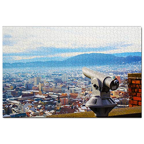 Österreich Schlossberg Graz Puzzle 1000 Teile Spiel Kunstwerk Reise Souvenir 100x70CM von AFHMZ