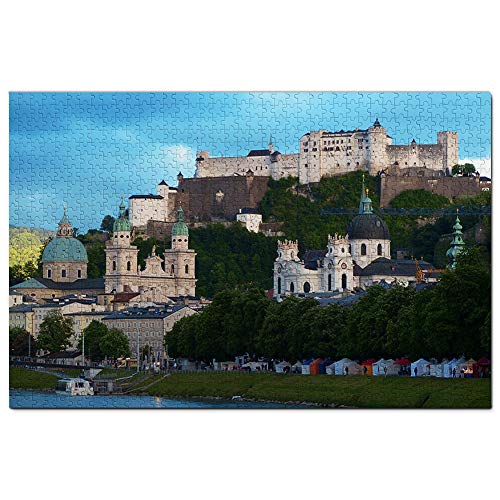 Österreichische Festung Hohensalzburg Salzburg Puzzle 1000 Teile Spiel Kunstwerk Reise Souvenir 38x26CM von AFHMZ