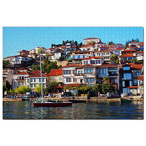 Ohrid-See Mazedonien Puzzle 1000 Teile Spiel Kunstwerk Reise Souvenir 52x38CM von AFHMZ