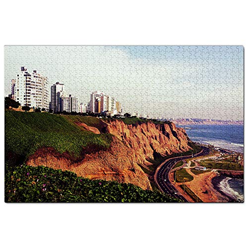 Peru Miraflores Lima Puzzle 1000 Teile Spiel Kunstwerk Reise Souvenir 38x26CM von AFHMZ