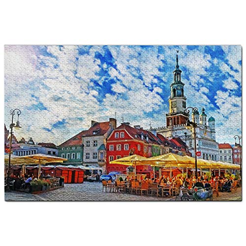 Polen Posen Puzzle für Erwachsene, 2000 Teile, Reisegeschenk, Souvenir, 70 x 100 cm von AFHMZ